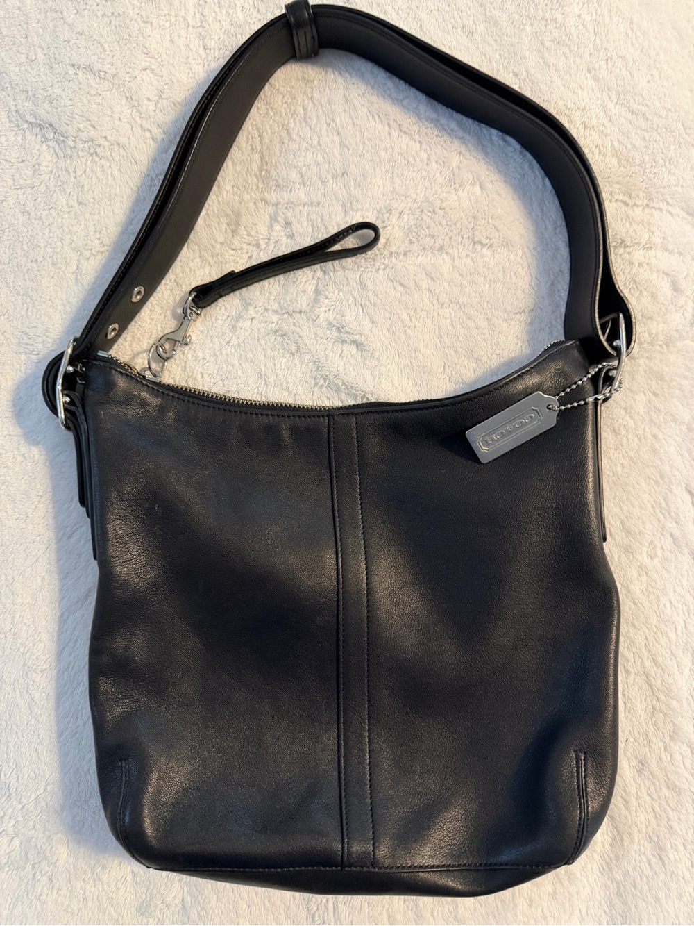 Black Coach Legacy Slim Hobo (Style 9326), a popular vintage Y2K handbag VGUC